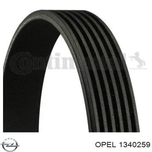 Клиновый ремень Opel 1340259 цена, от 8.96 USD