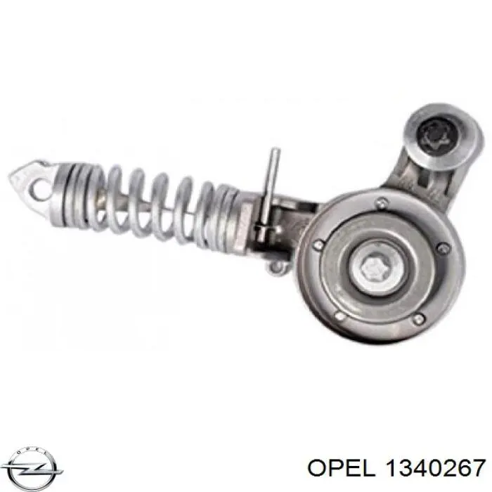 Натяжная планка поликлинового ремня Opel 1340267