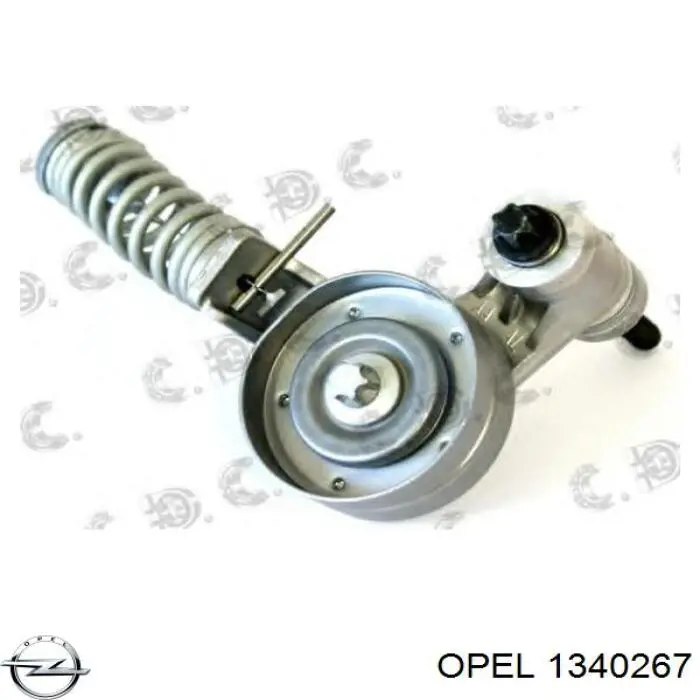 Роликовий модуль натяжителя ремня Opel 1340267 цена, от 58.54 USD