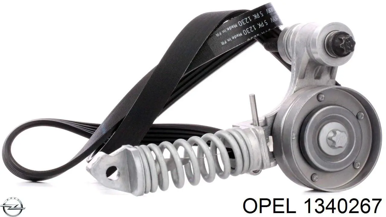 1340267 Opel Натяжитель клинового ремня