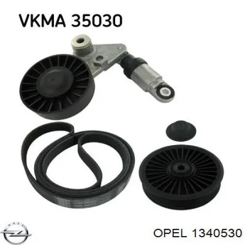 Натяжитель приводного ремня 1340530 Opel