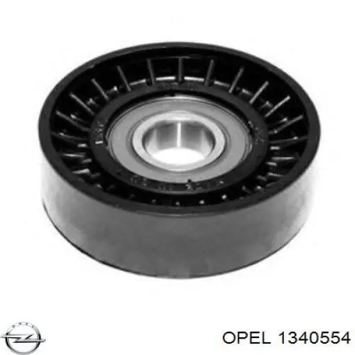 1340554 Opel rolo de reguladora de tensão da correia de transmissão