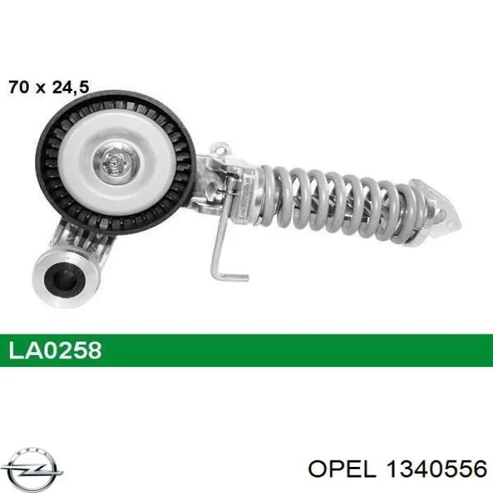 Натяжной ролик 1340556 Opel