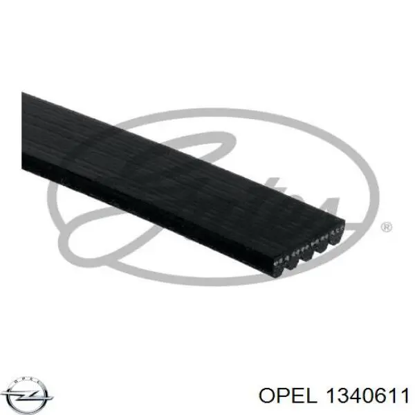 Ремень генератора 1340611 Opel