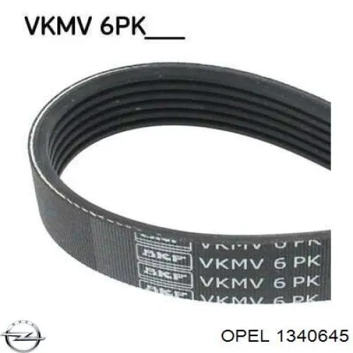 Купить 1340645 Opel Ремень генератора
