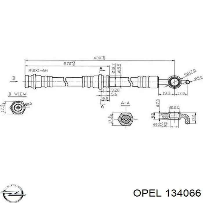 90275103 Opel Замок двери водителя