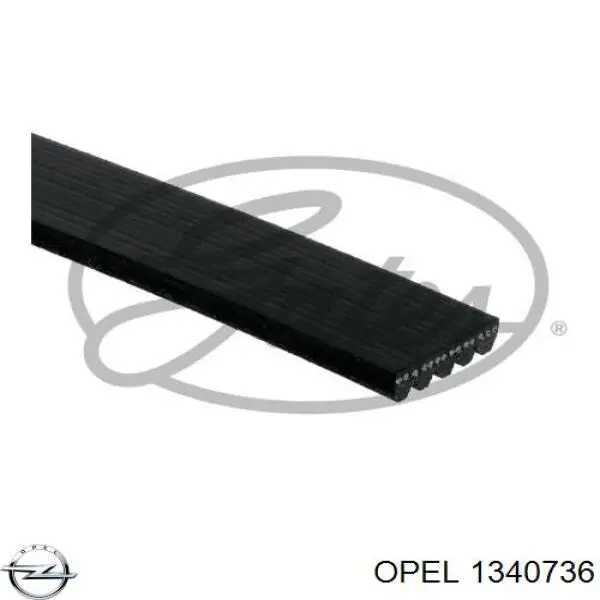 Клиновый ремень Opel 1340736 цена, от 7.47 USD