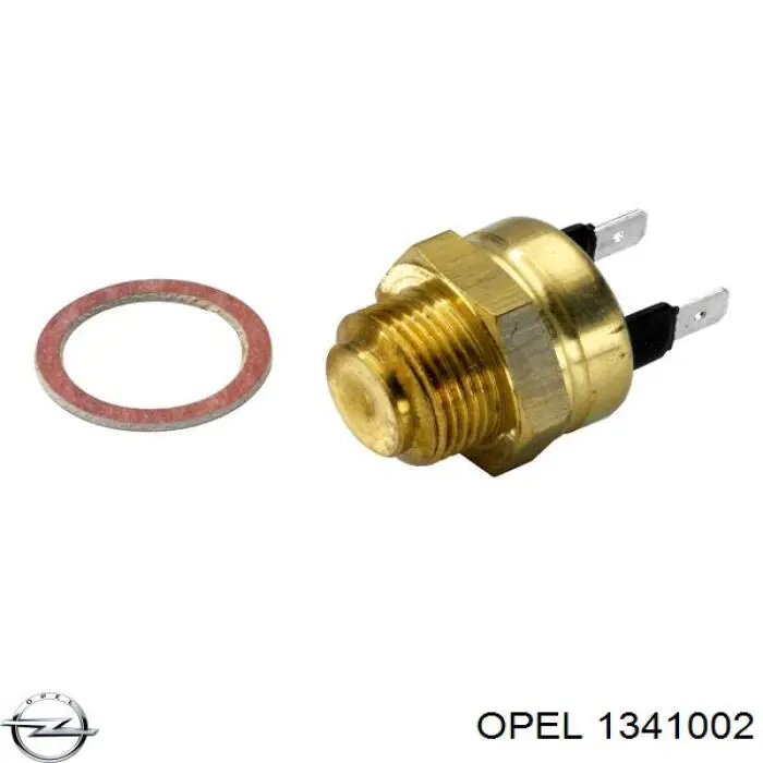 Датчик температуры охлаждающей жидкости (включения вентилятора радиатора) Opel 1341002