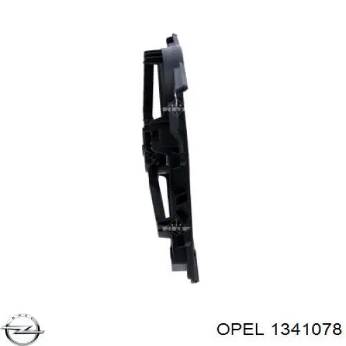 Купить 1341078 Opel Диффузор вентилятора в сборе с мотором и крыльчаткой