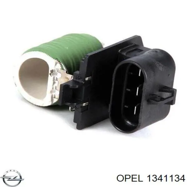 1341134 Opel resistor de motorzinho de ventilador de aparelho de ar condicionado