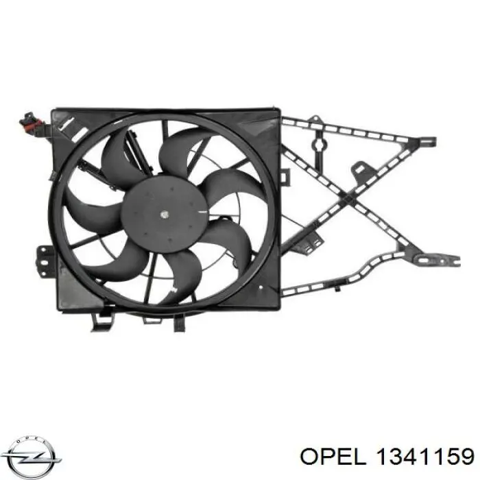 Купить 1341159 Opel Рамка радиатора охлаждения