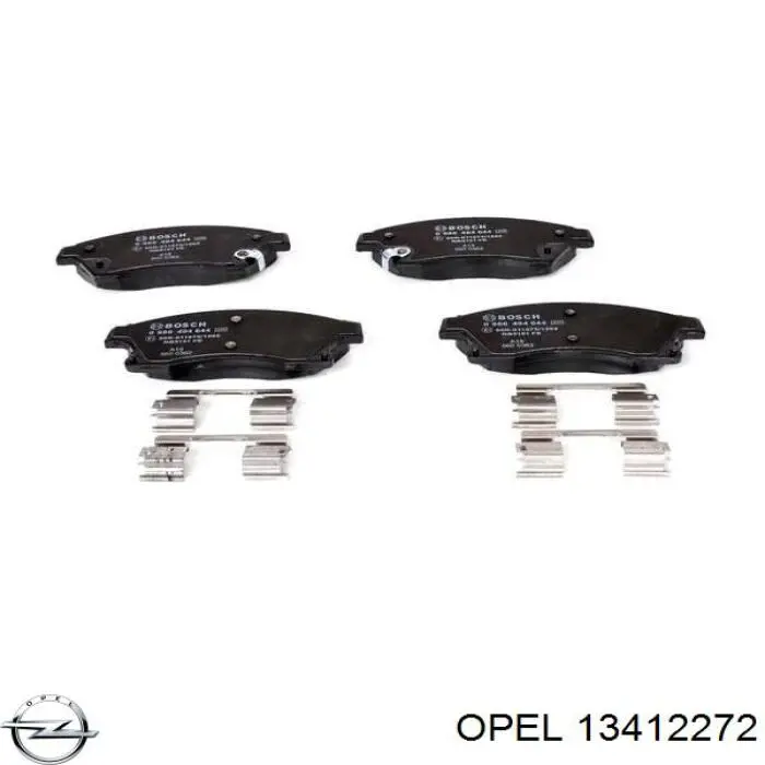 Колодки Opel 13412272 цена, от 19.67 USD