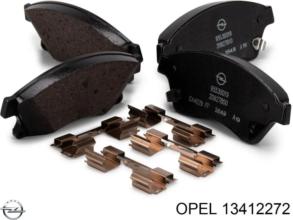 Купить 13412272 Opel Колодки тормозные