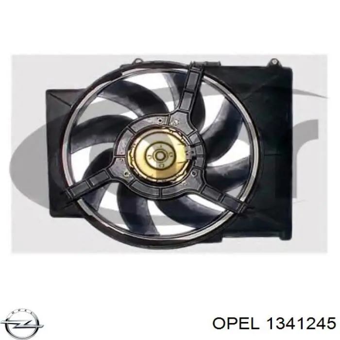 Электровентилятор охлаждения в сборе Opel 1341245 цена, от 41.67 USD