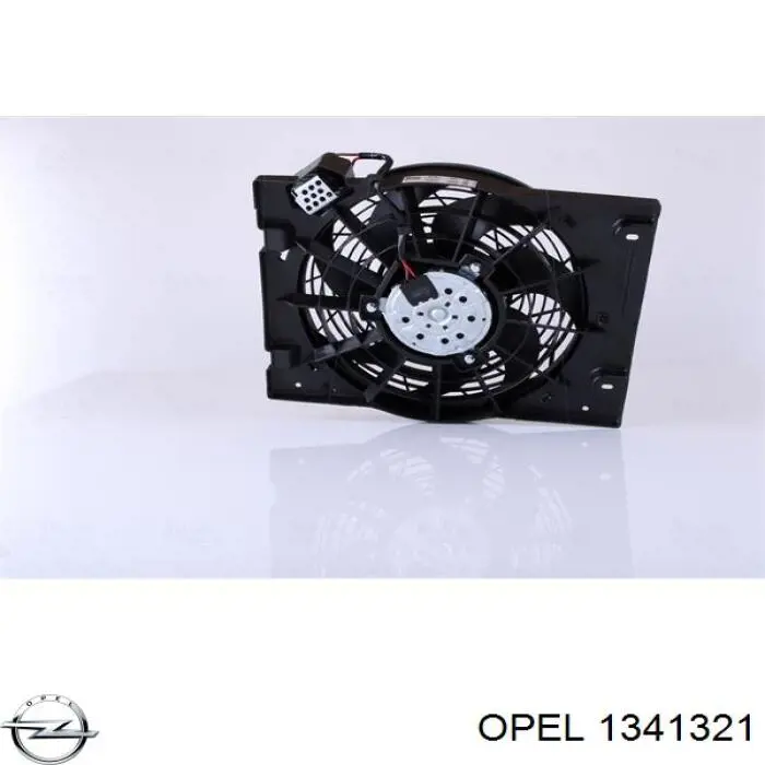 Электровентилятор охлаждения в сборе Opel 1341321 цена, от 62.71 USD