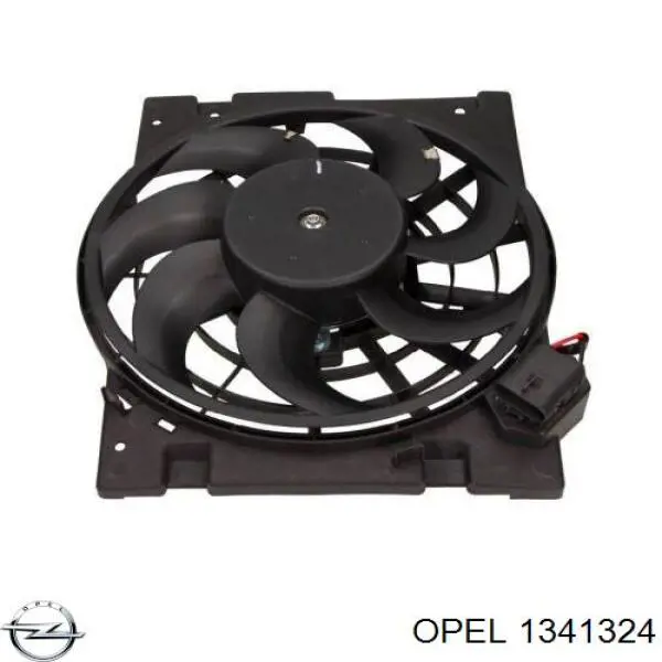 Электровентилятор охлаждения в сборе Opel 1341324 цена, от 53.19 USD