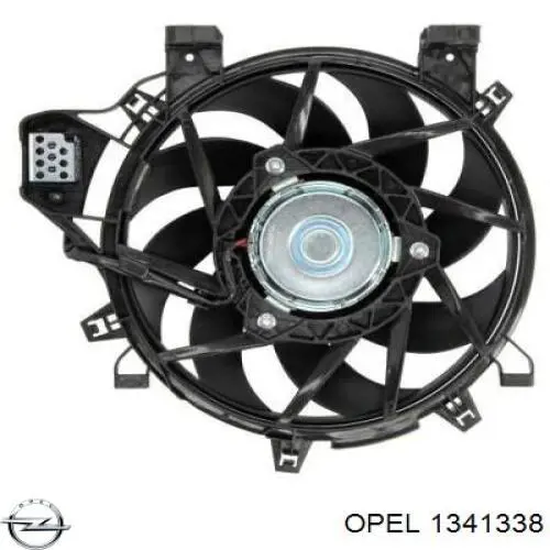 Электровентилятор охлаждения в сборе Opel 1341338 цена, от 72.62 USD