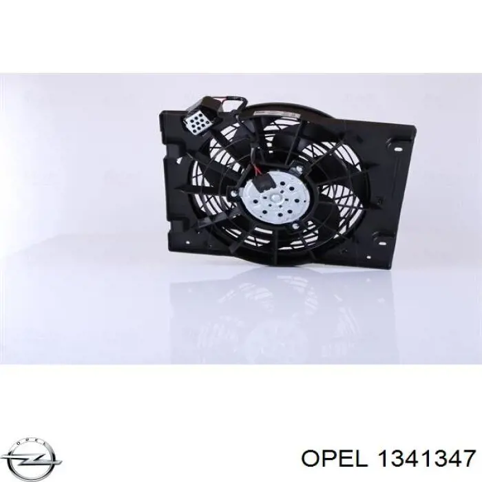 Электровентилятор охлаждения в сборе Opel 1341347 цена, от 42.33 USD