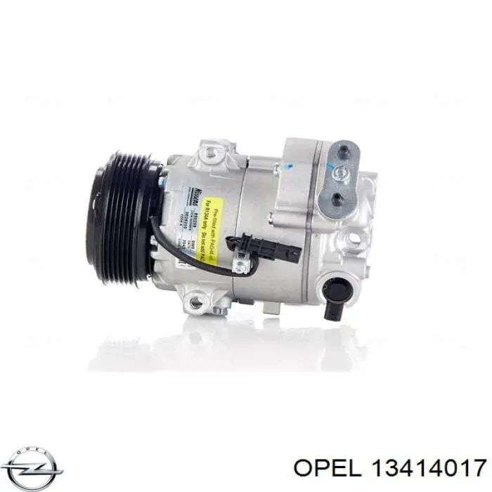 Компрессор кондиционера 13414017 Opel