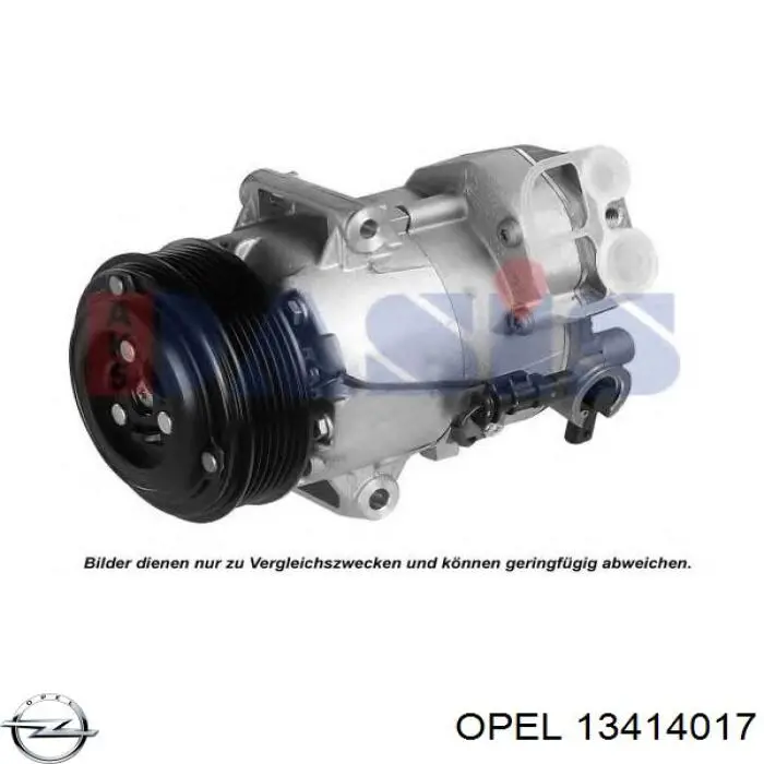 13414017 Opel compressor de aparelho de ar condicionado