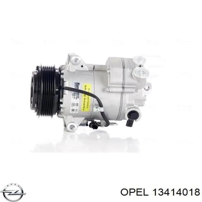 Компрессор кондиционера 13414018 Opel