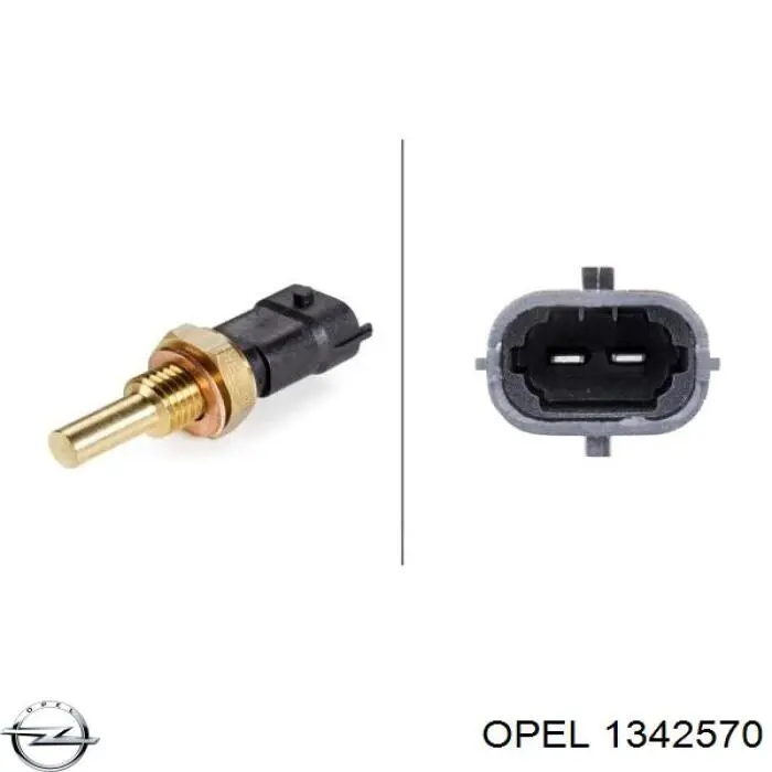 Датчик указателя температуры охлаждающей жидкости Opel 1342570 цена, от 7.60 USD
