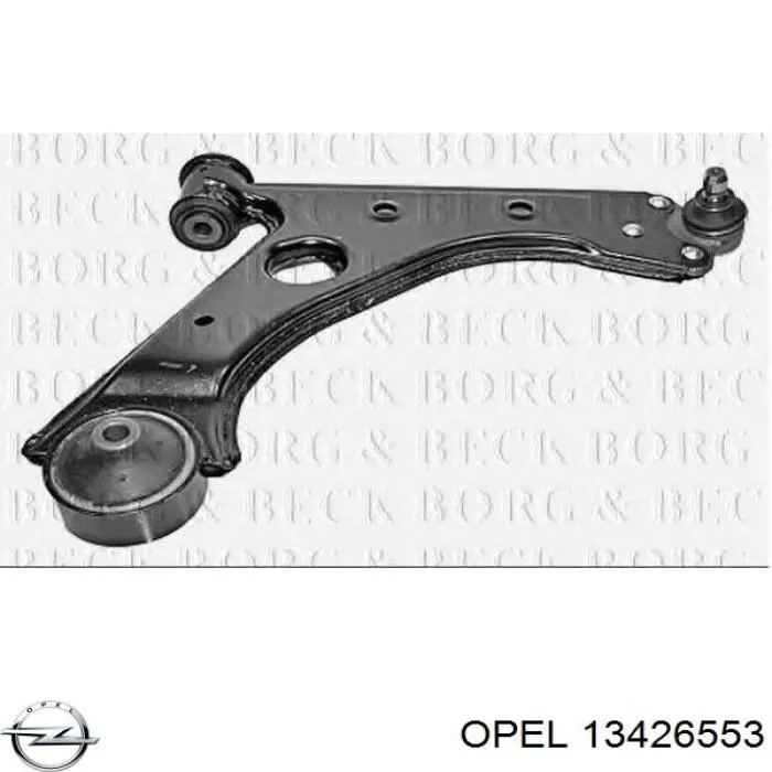 Купить 13426553 Opel Нижний правый рычаг передней подвески