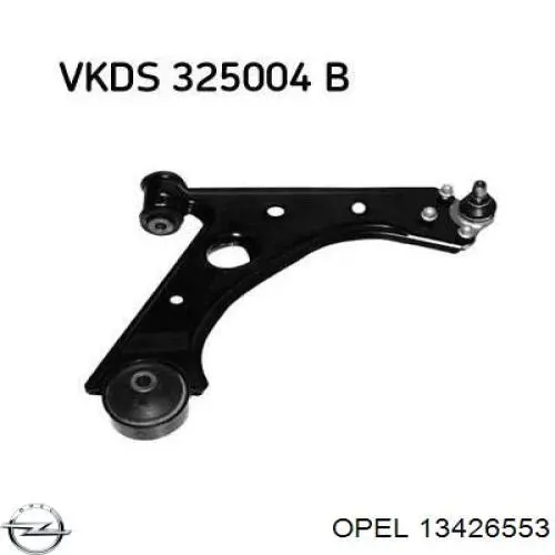 Правый рычаг передней нижней подвески Opel 13426553 цена, от 36.04 USD