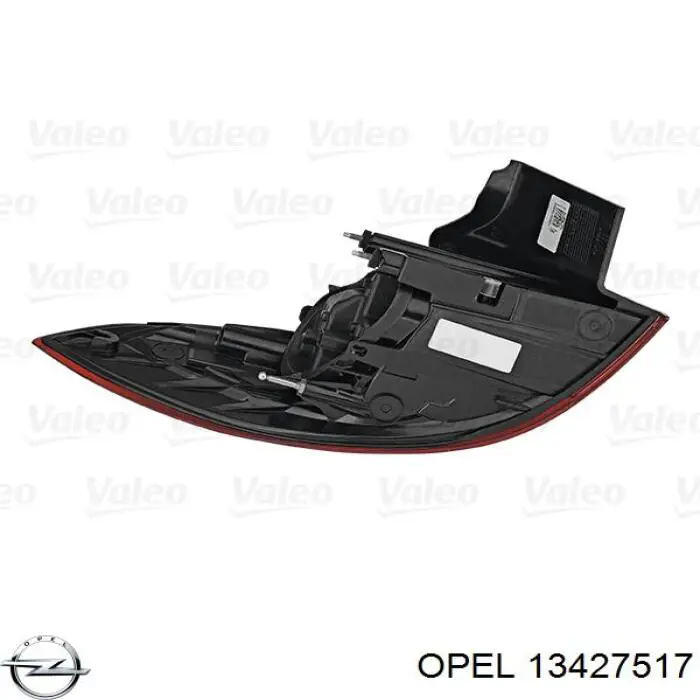 Фара задняя правая внешняя Opel 13427517 цена, от 116.85 USD