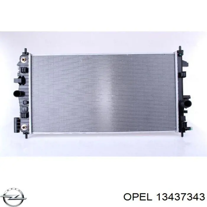 13437343 Opel Радиатор основной