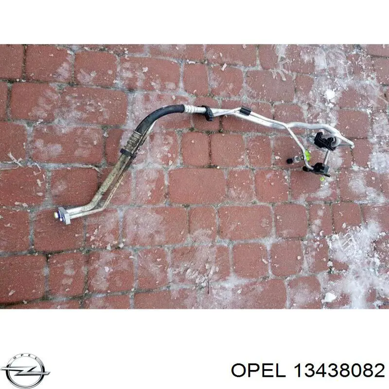 Шланг кондиционера, от радиатора к испарителю Opel 13438082