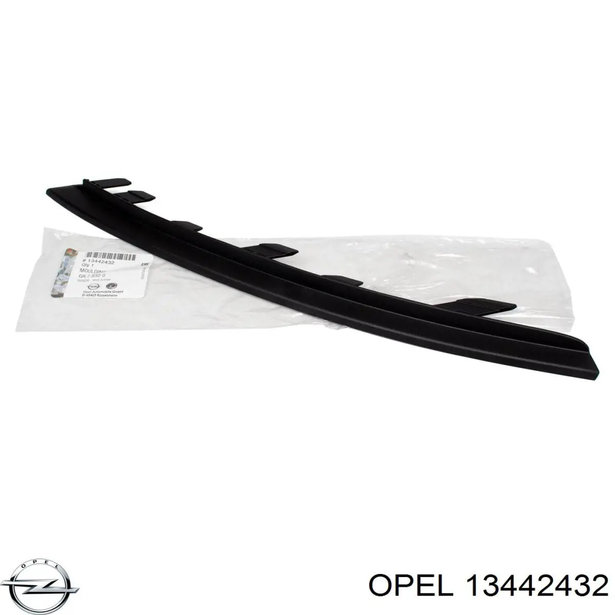 Молдинг бампера переднего правый Opel 1401147 цена, от 7.99 USD