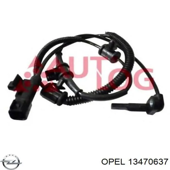 Датчик ABS передний Opel 13470637
