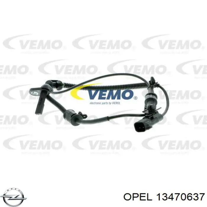 13470637 Opel Датчик АБС
