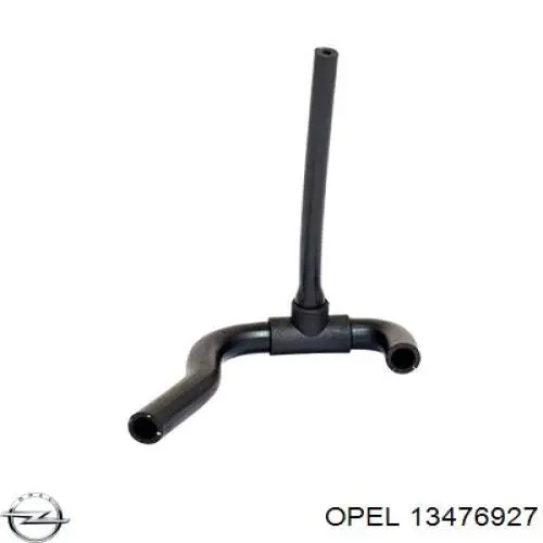 13476927 Opel Шланг/патрубок жидкостного охлаждения турбины, обратка