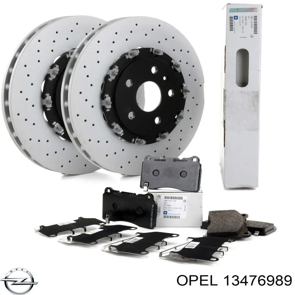 13476989 Opel Диск тормозной передний