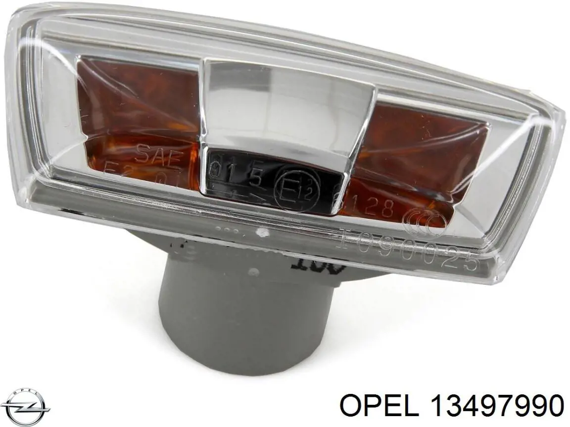 13497990 Opel повторитель поворота на крыле правый