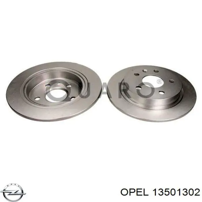 Задний тормозной диск Opel 13501302 цена, от 33.51 USD