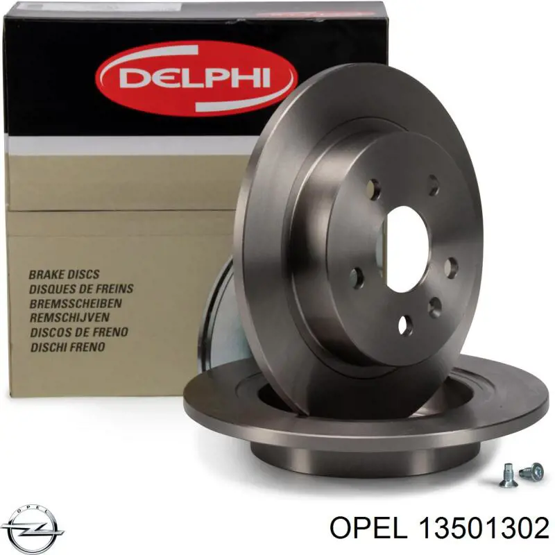Купить 13501302 Opel Диск тормозной задний