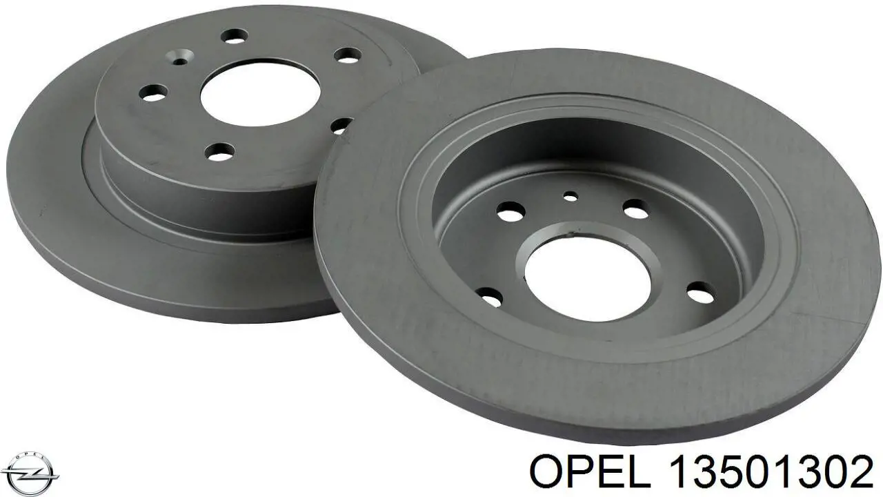 Задний дисковый тормоз Opel 13501302
