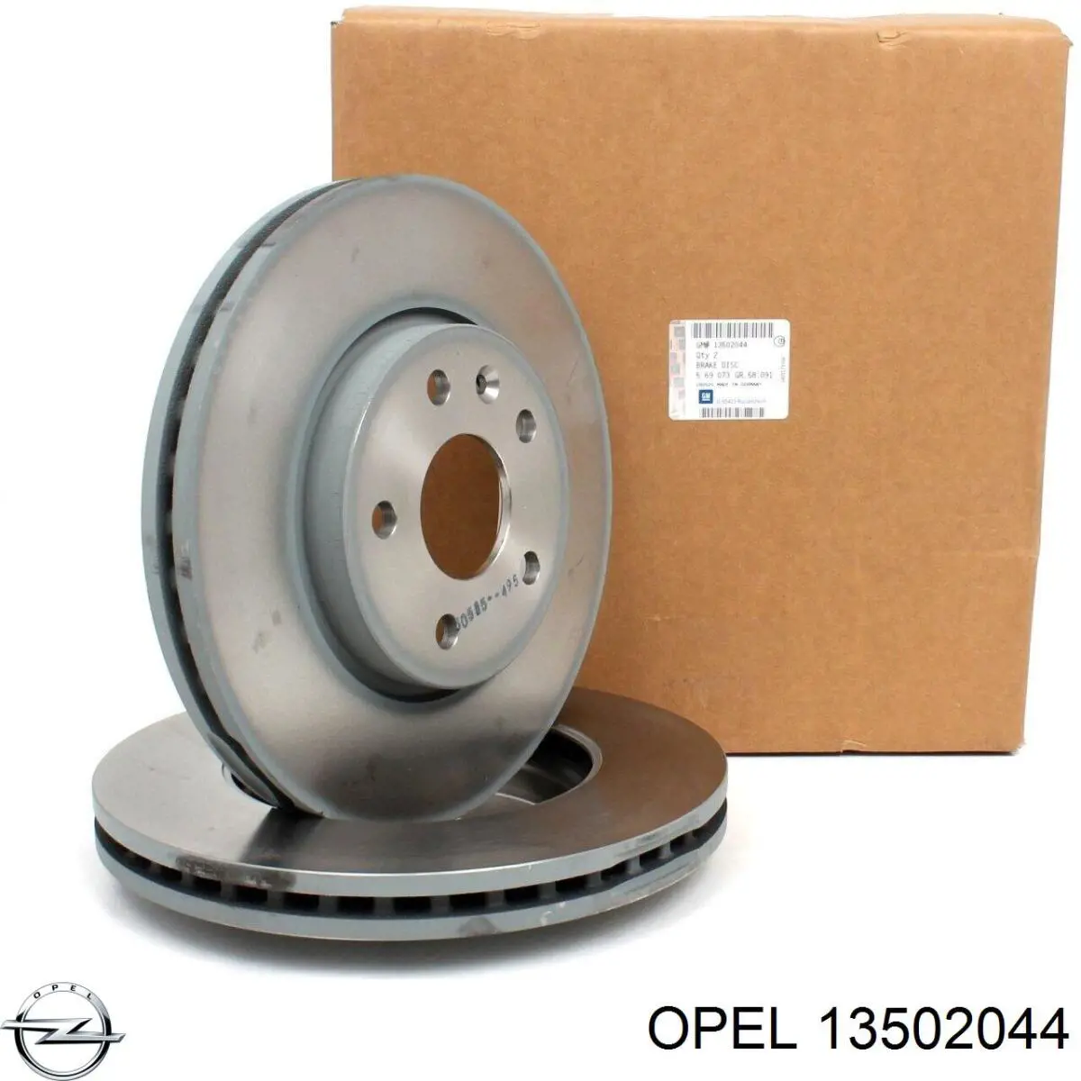 13502044 Opel диск тормозной передний