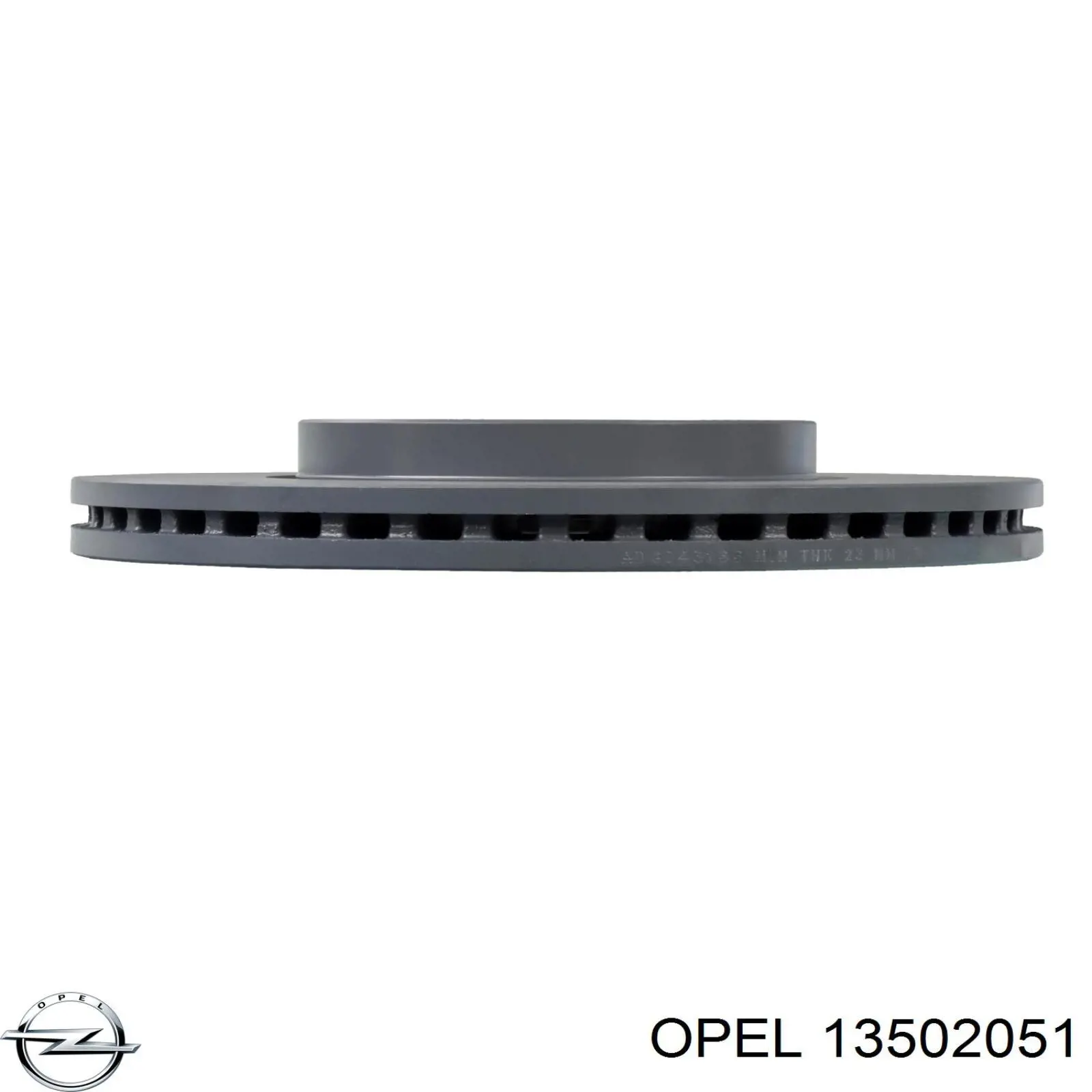 13502051 Opel Диск тормозной передний