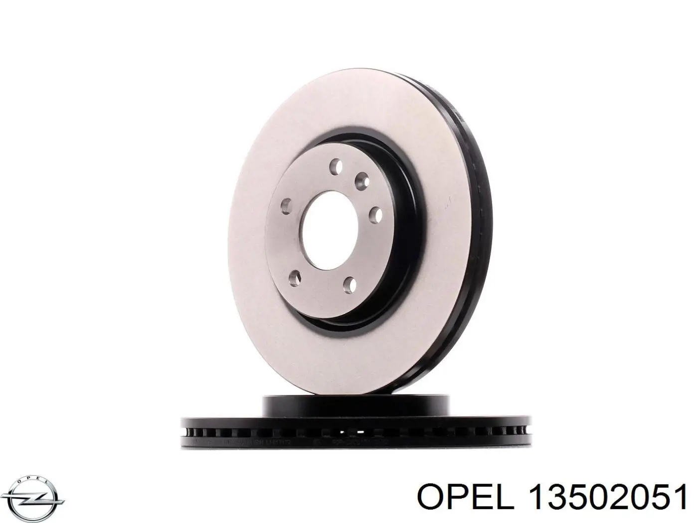Передние тормозные диски 13502051 Opel