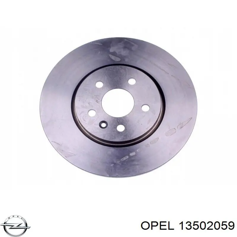 13502059 Opel Диск тормозной передний