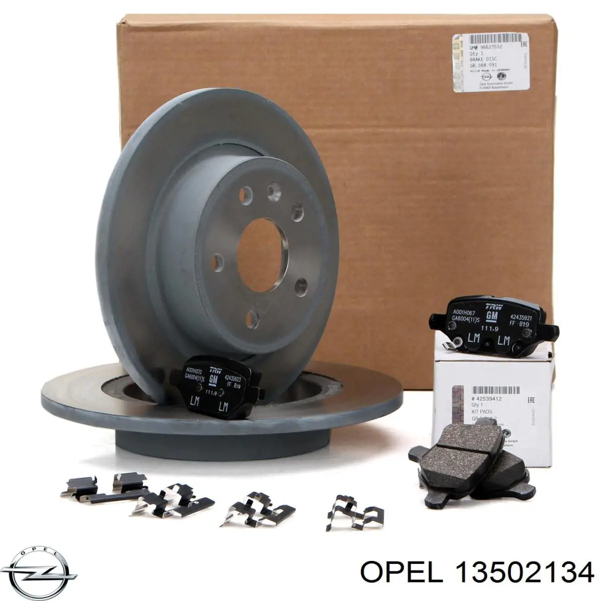 Задний тормозной диск Opel 13502134 цена, от 38.47 USD