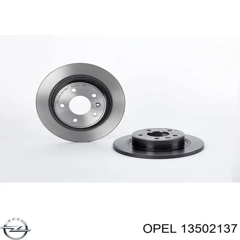 Купить 13502137 Opel Диск тормозной задний