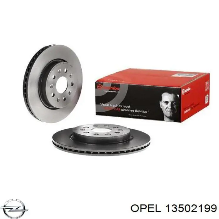 13502199 Opel Дисковый тормоз
