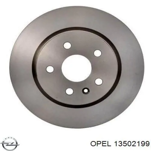 Купить 13502199 Opel Диск тормозной задний