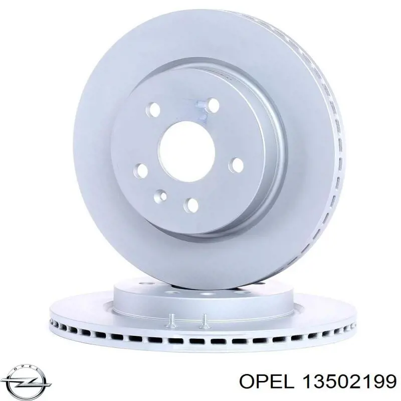 Тормозные диски 13502199 Opel