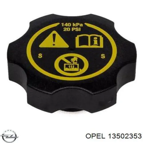 Купить 13502353 Opel Крышка/пробка расширительного бачка